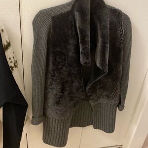 Cashmere and Shearling sweater